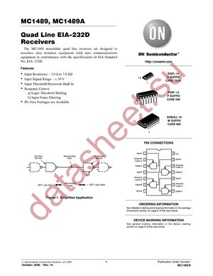 MC1489ADR2G datasheet  